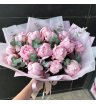 Букет с пионами 