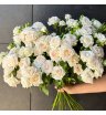 Кустовая роза 15 шт 1
