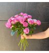 Кустовая роза 9 шт