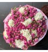 Кустовая роза с гортензией