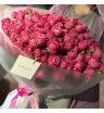 Букет из пионовидной, кустовой розы 35 шт