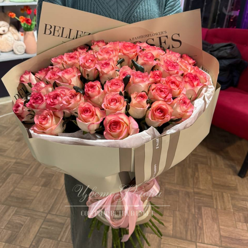 Букет из 47 роз Джумилия  1