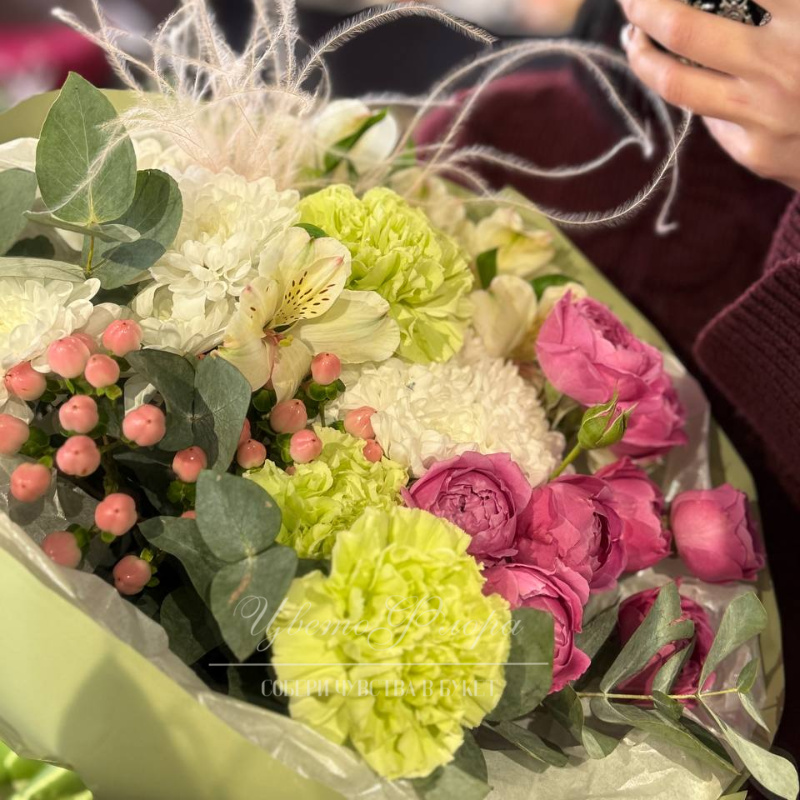 Сборный букет &laquo;Весеннее солнце&raquo; 1