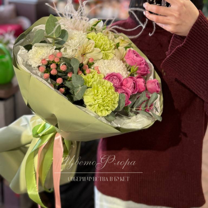 Сборный букет &laquo;Весеннее солнце&raquo;